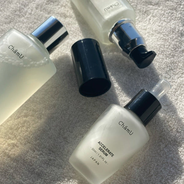 日差しを受けたダメージ肌をうるおいで満たすスキンケア – ChamU